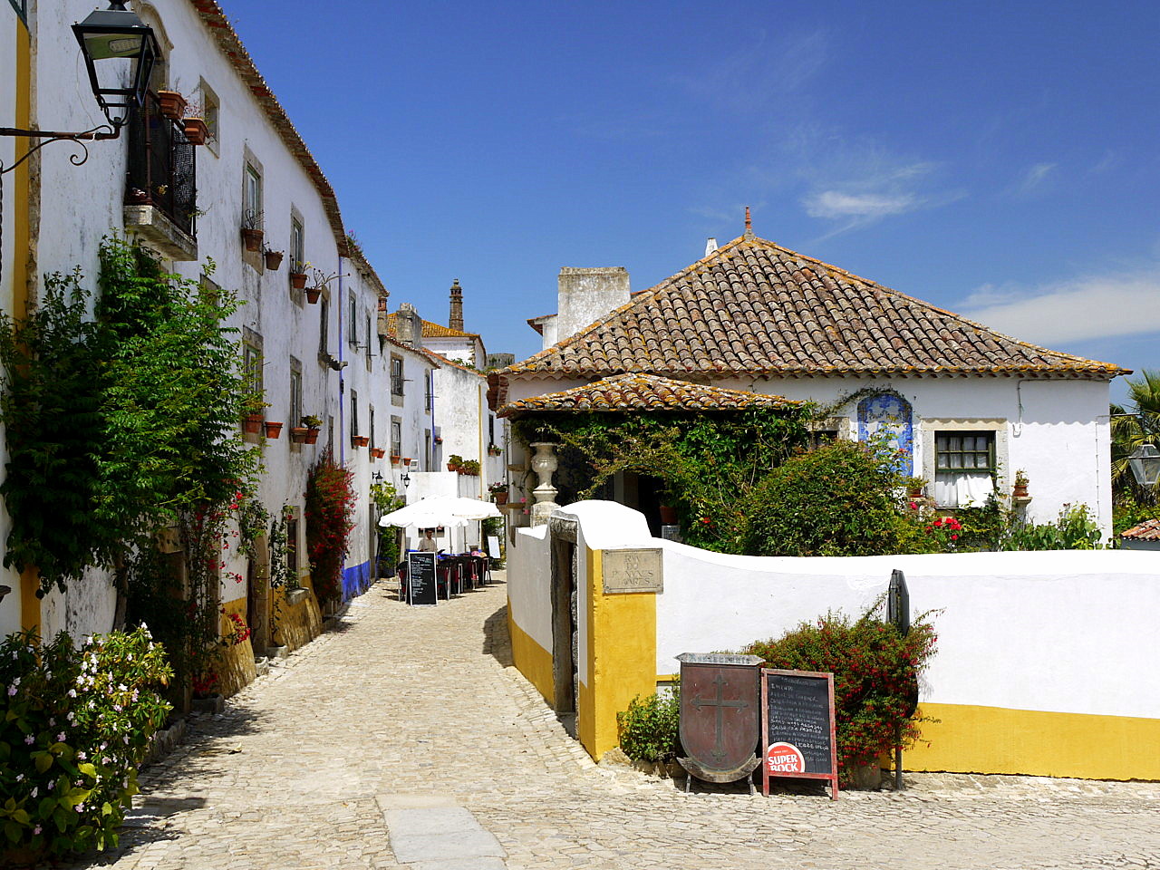 views of The Obidos town